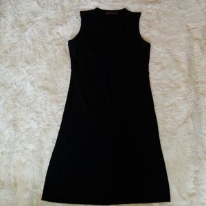 Zara Black A Line Rayon Dress